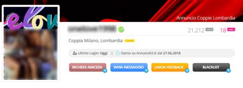 Annunci erotici e sessuali gratis in Italia